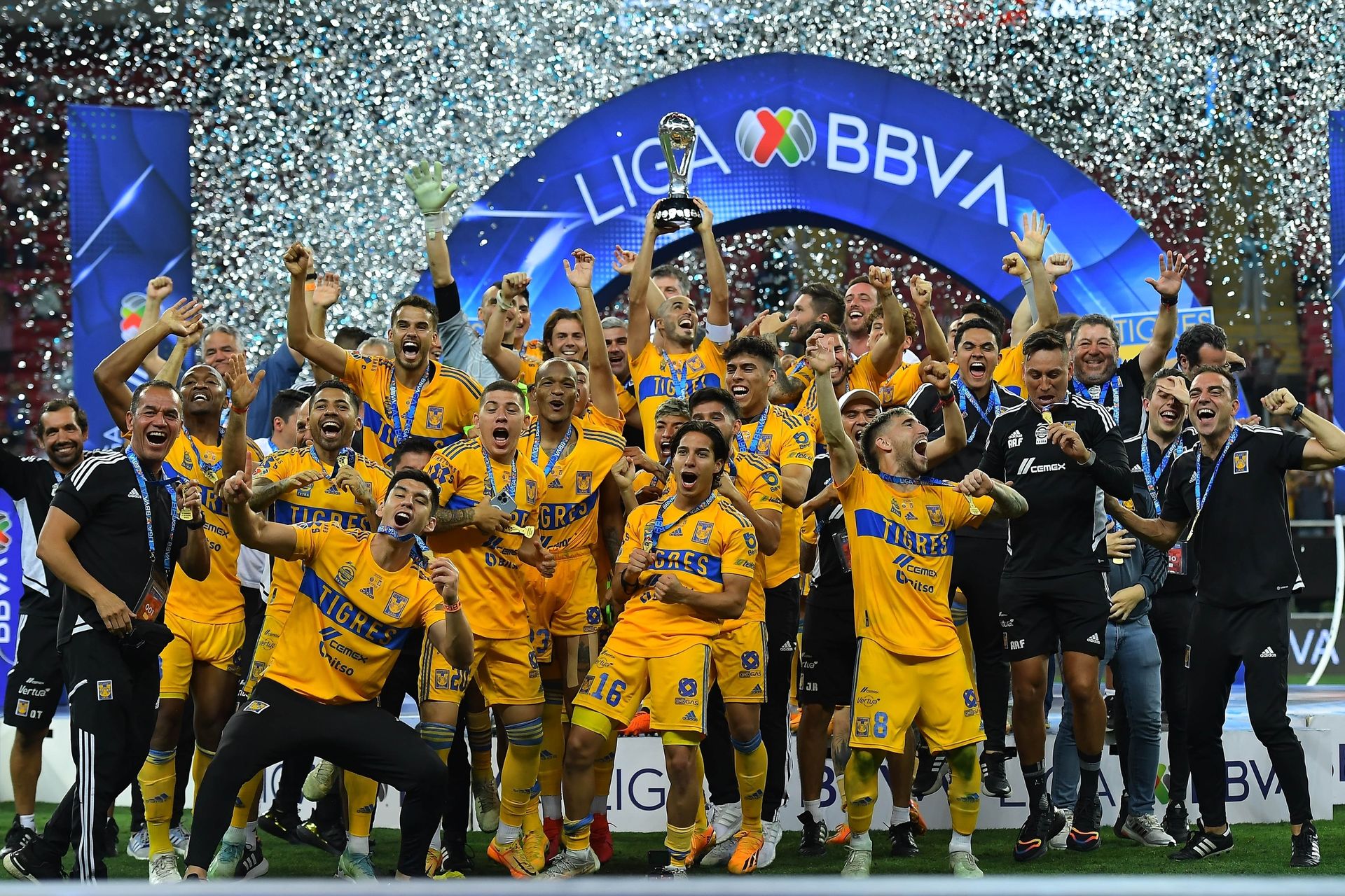 Tigres es campeón del futbol mexicano; se impone en el Akron Línea